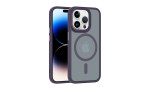 Newface iPhone 15 Pro Max Kılıf Trex Magneticsafe Kapak - Derin Mor