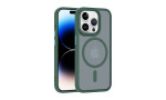 Newface iPhone 15 Pro Max Kılıf Trex Magneticsafe Kapak - Koyu Yeşil