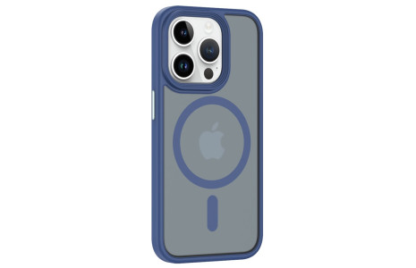 Newface iPhone 15 Pro Max Kılıf Trex Magneticsafe Kapak - Lacivert