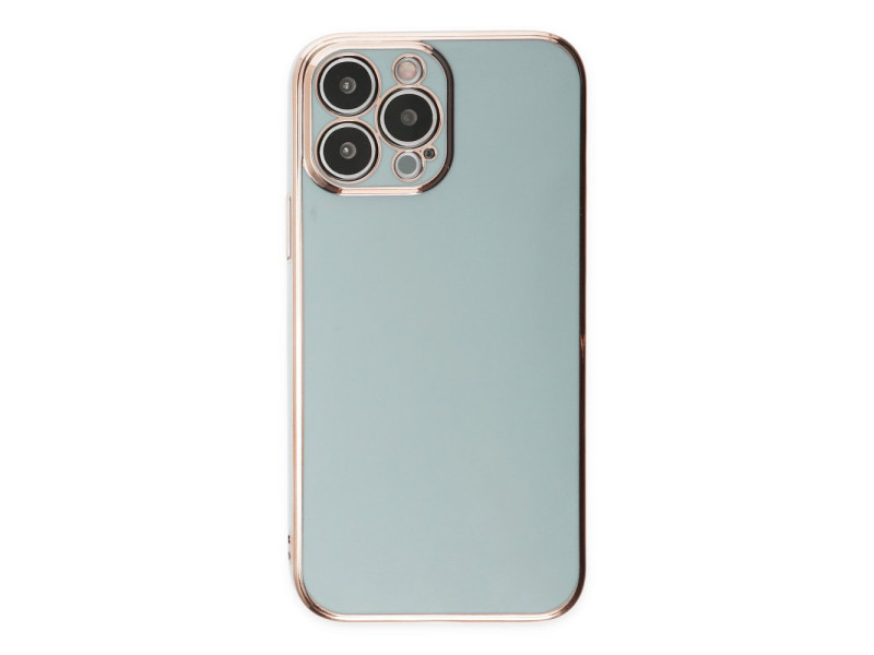 Newface iPhone 15 Pro Max Kılıf Volet Silikon - Açık Yeşil
