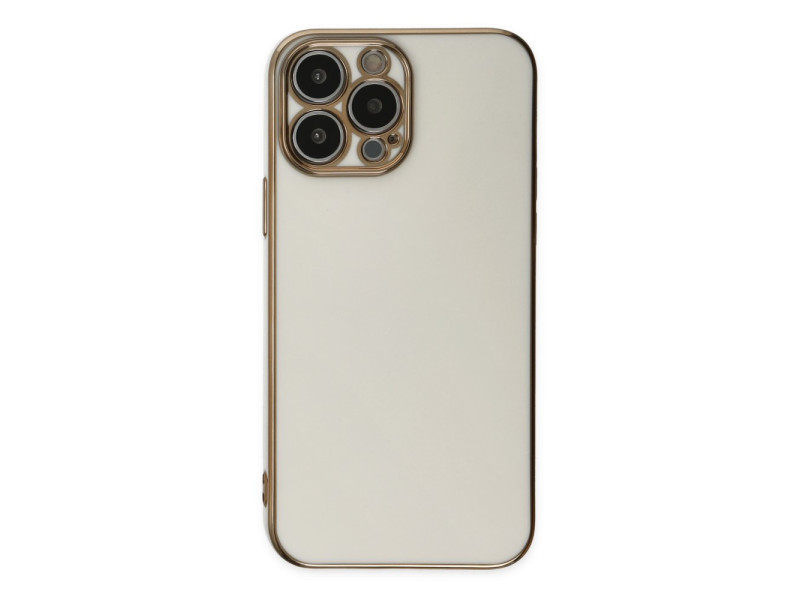 Newface iPhone 15 Pro Max Kılıf Volet Silikon - Beyaz
