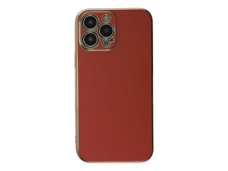 Newface iPhone 15 Pro Max Kılıf Volet Silikon - Kırmızı