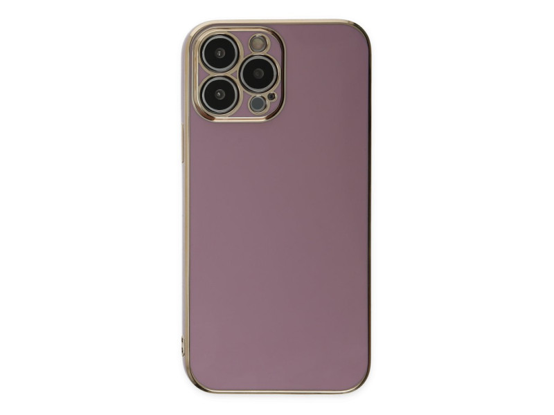 Newface iPhone 15 Pro Max Kılıf Volet Silikon - Mor