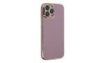 Newface iPhone 15 Pro Max Kılıf Volet Silikon - Mor