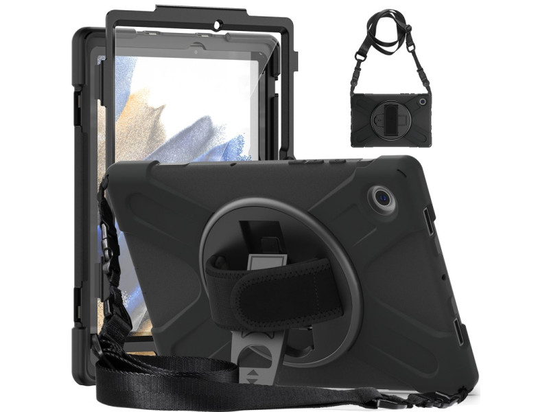 Newface Lenovo Tab M10 TB328FU Kılıf Amazing Tablet Kapak - Siyah
