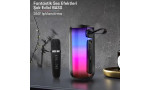 Newface Pluse 5 Mikrofonlu RGB Kablosuz Hoparlör - Siyah