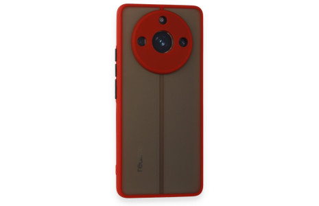 Newface Realme 11 Pro Kılıf Montreal Silikon Kapak - Kırmızı
