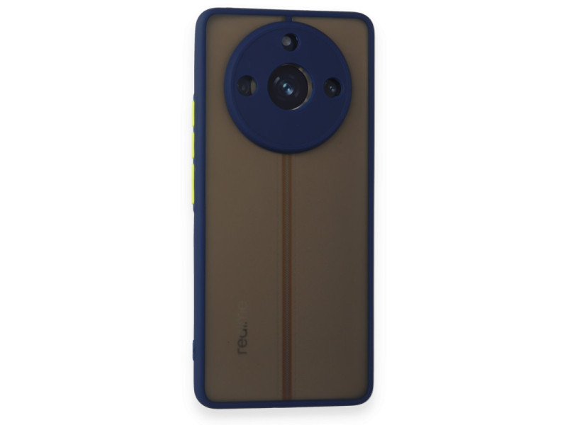 Newface Realme 11 Pro Kılıf Montreal Silikon Kapak - Lacivert