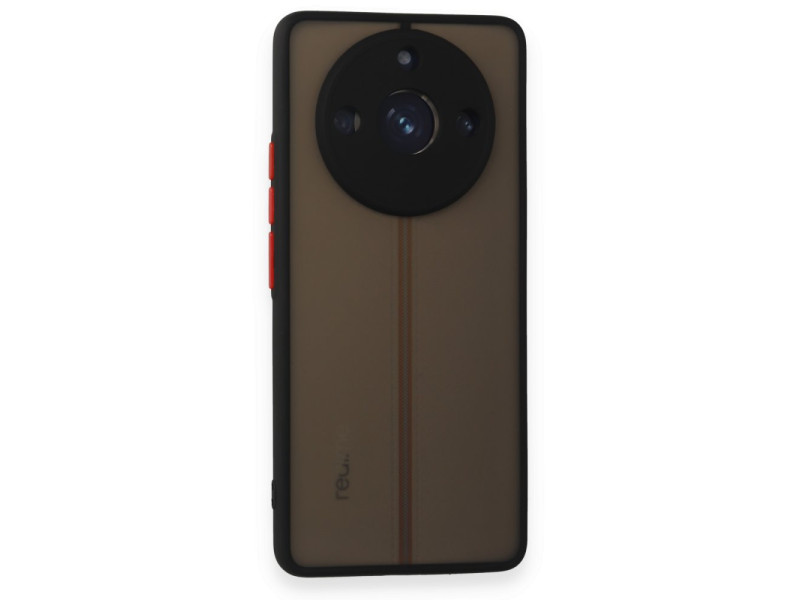 Newface Realme 11 Pro Kılıf Montreal Silikon Kapak - Siyah