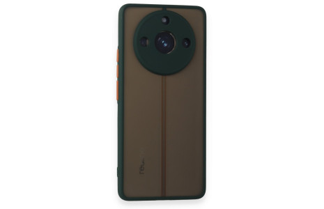 Newface Realme 11 Pro Kılıf Montreal Silikon Kapak - Yeşil