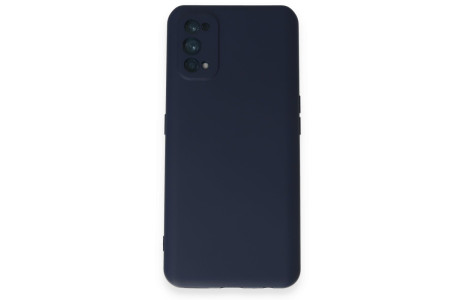Newface Realme 7 Pro Kılıf Nano içi Kadife Silikon - Lacivert
