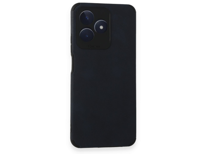 Newface Realme C53 Kılıf Loop Deri Silikon - Lacivert