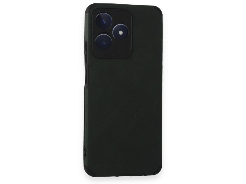 Newface Realme C53 Kılıf Loop Deri Silikon - Yeşil