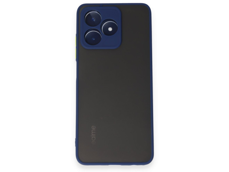 Newface Realme C53 Kılıf Montreal Silikon Kapak - Lacivert