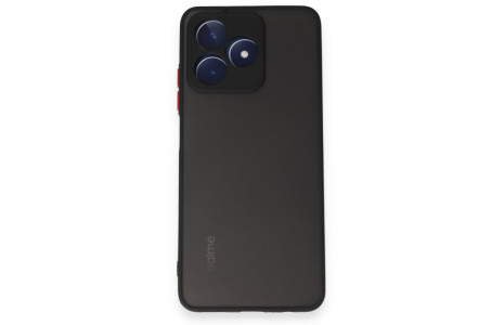 Newface Realme C53 Kılıf Montreal Silikon Kapak - Siyah