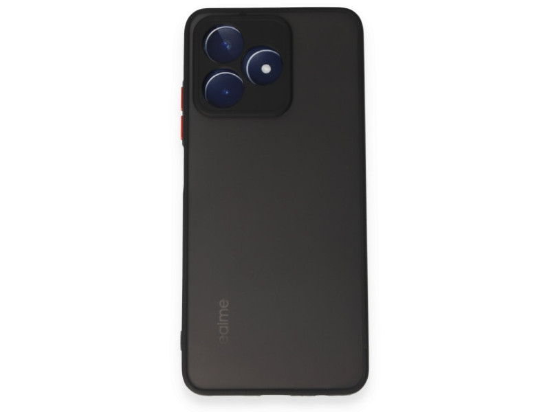 Newface Realme C53 Kılıf Montreal Silikon Kapak - Siyah