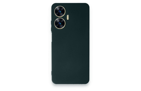 Newface Realme C55 Kılıf First Silikon - Koyu Yeşil