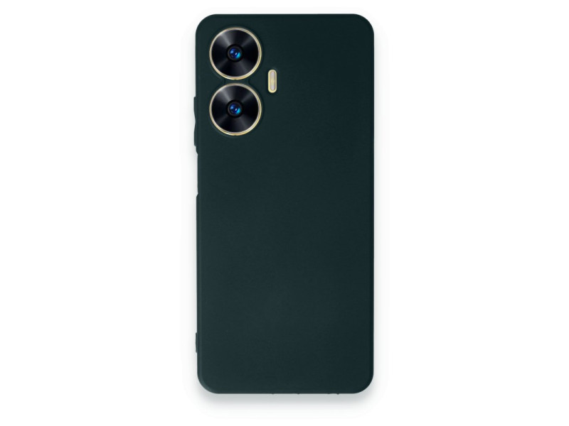 Newface Realme C55 Kılıf First Silikon - Koyu Yeşil