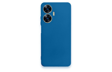 Newface Realme C55 Kılıf First Silikon - Mavi