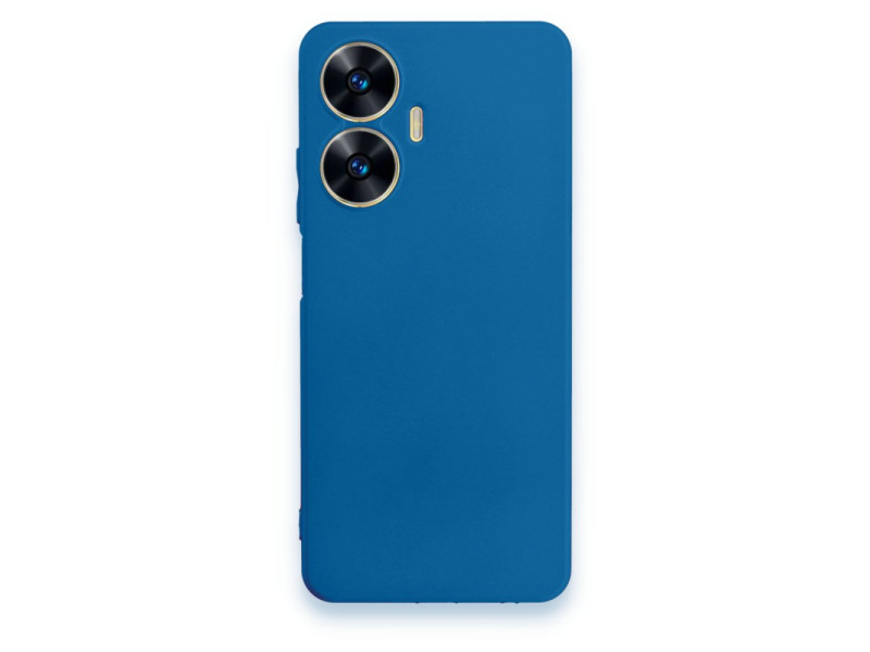Newface Realme C55 Kılıf First Silikon - Mavi