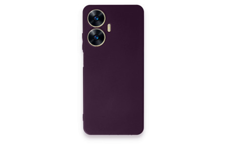 Newface Realme C55 Kılıf First Silikon - Mor