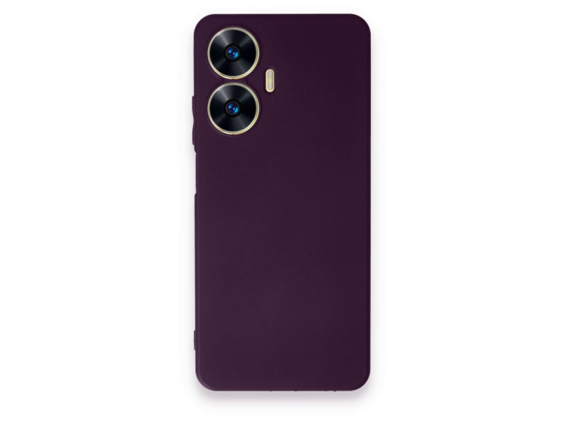 Newface Realme C55 Kılıf First Silikon - Mor