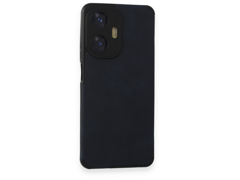 Newface Realme C55 Kılıf Loop Deri Silikon - Lacivert