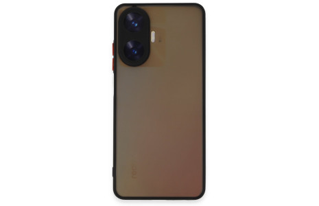 Newface Realme C55 Kılıf Montreal Silikon Kapak - Siyah