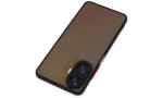 Newface Realme C55 Kılıf Montreal Silikon Kapak - Siyah