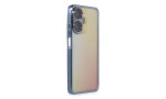 Newface Realme C55 Kılıf Razer Lensli Silikon - Açık Mavi