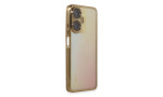 Newface Realme C55 Kılıf Razer Lensli Silikon - Gold