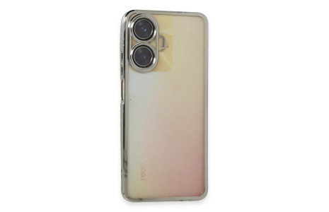 Newface Realme C55 Kılıf Razer Lensli Silikon - Gümüş