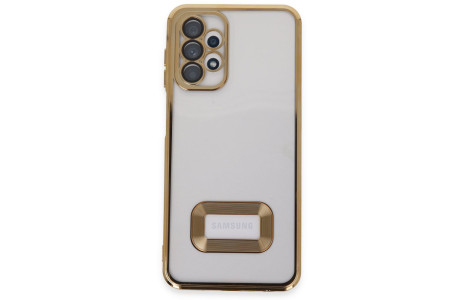 Newface Samsung Galaxy A13 4G Kılıf Slot Silikon - Gold