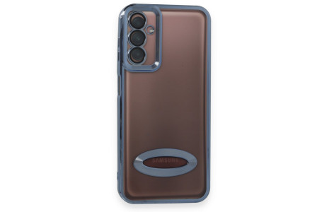 Newface Samsung Galaxy A14 4G Kılıf Slot Silikon - Mavi