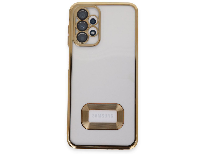 Newface Samsung Galaxy A23 4G Kılıf Slot Silikon - Gold