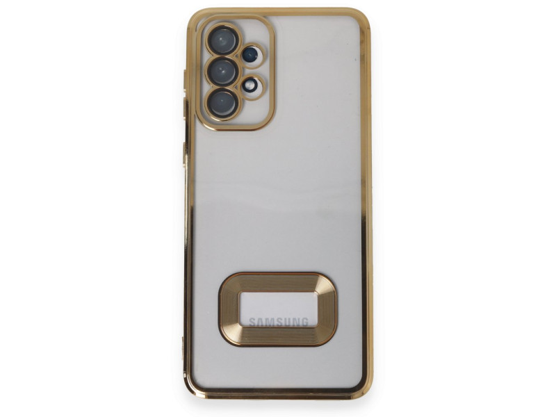 Newface Samsung Galaxy A33 5G Kılıf Slot Silikon - Gold