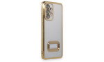 Newface Samsung Galaxy A33 5G Kılıf Slot Silikon - Gold