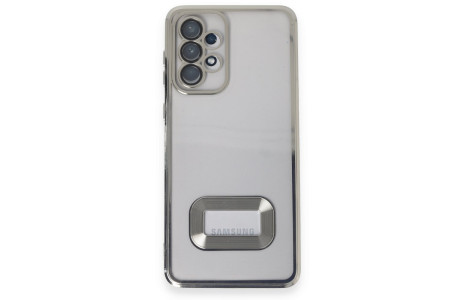 Newface Samsung Galaxy A33 5G Kılıf Slot Silikon - Gümüş