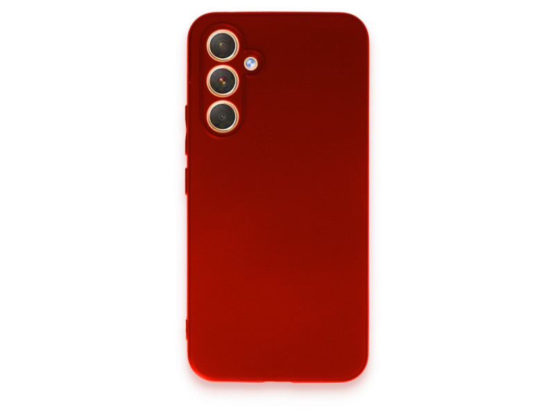 Newface Samsung Galaxy A34 5G Kılıf First Silikon - Kırmızı