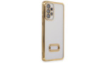 Newface Samsung Galaxy A53 5G Kılıf Slot Silikon - Gold
