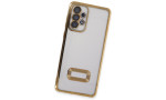 Newface Samsung Galaxy A53 5G Kılıf Slot Silikon - Gold