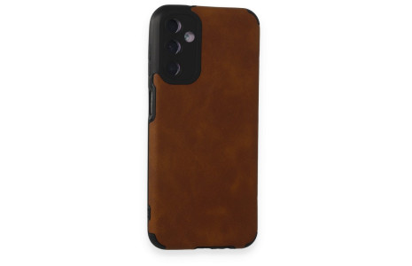Newface Samsung Galaxy M14 5G Kılıf Loop Deri Silikon - Kahverengi