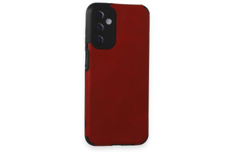 Newface Samsung Galaxy M14 5G Kılıf Loop Deri Silikon - Kırmızı