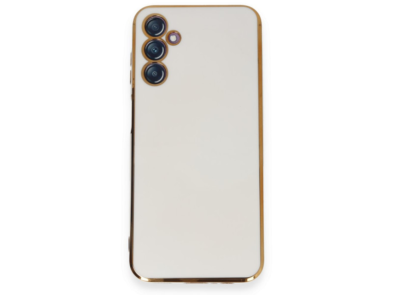 Newface Samsung Galaxy M14 5G Kılıf Volet Silikon - Beyaz