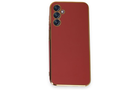Newface Samsung Galaxy M14 5G Kılıf Volet Silikon - Kırmızı