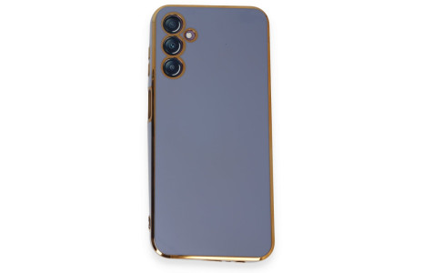 Newface Samsung Galaxy M14 5G Kılıf Volet Silikon - Mavi