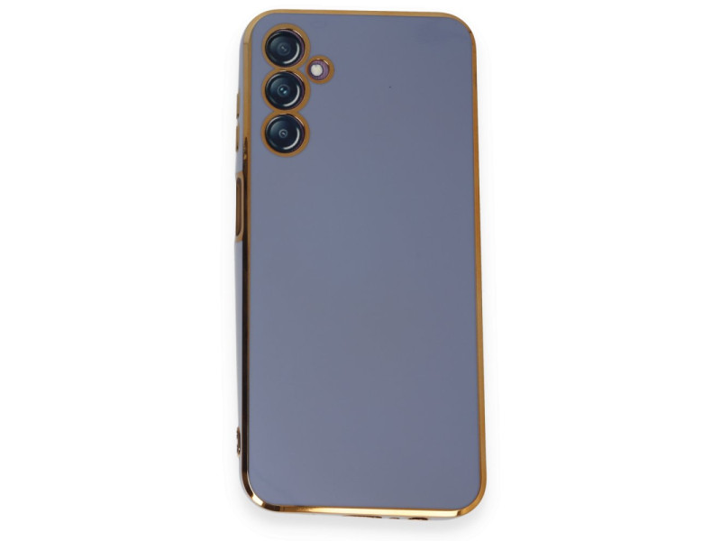 Newface Samsung Galaxy M14 5G Kılıf Volet Silikon - Mavi
