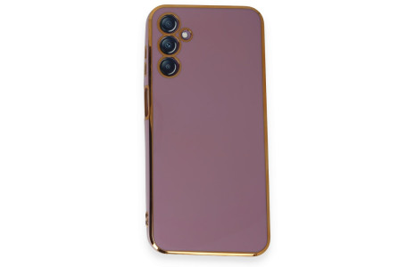Newface Samsung Galaxy M14 5G Kılıf Volet Silikon - Mor