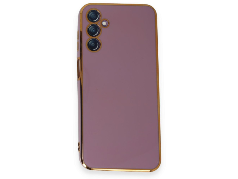 Newface Samsung Galaxy M14 5G Kılıf Volet Silikon - Mor