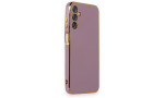 Newface Samsung Galaxy M14 5G Kılıf Volet Silikon - Mor